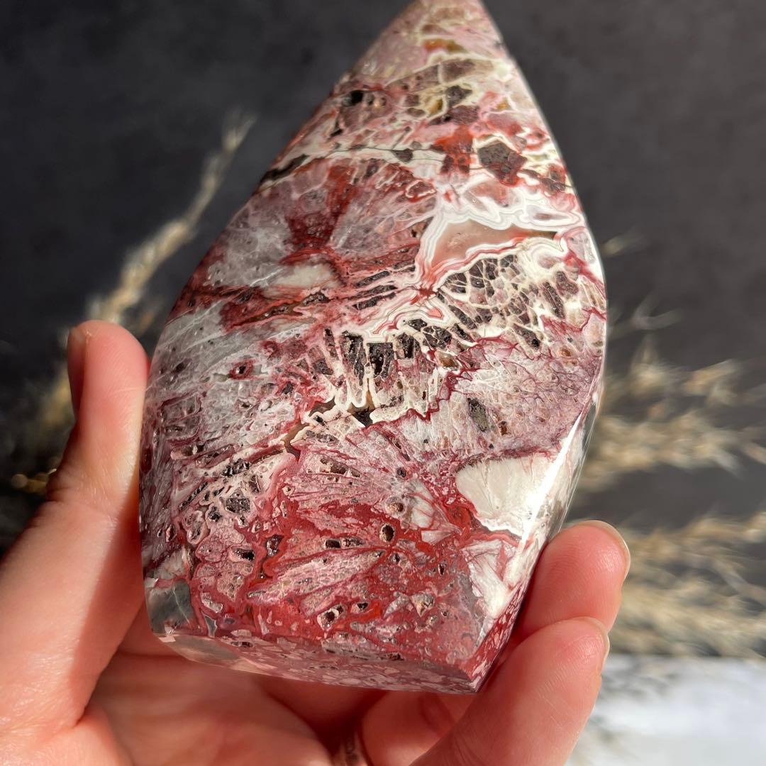 レッド メキシコ アゲート クレイジーレースアゲート