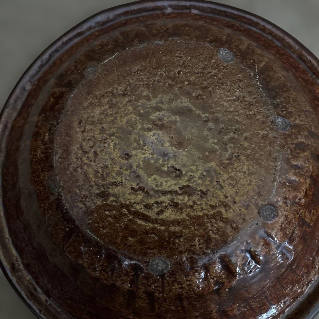 中川一辺陶 土鍋 雲井窯 飴釉32cm