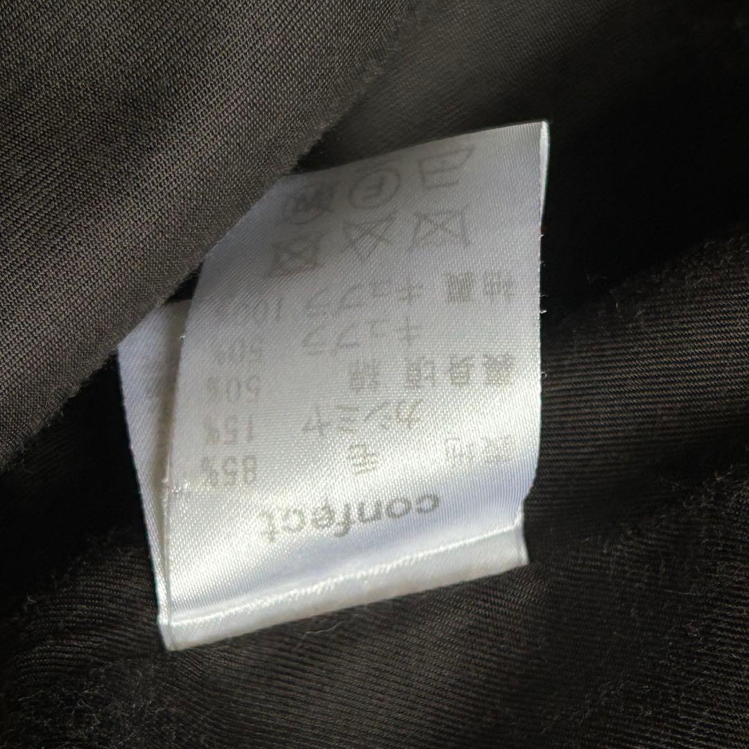 nestRobe CONFECT ステンカラーコート カシミヤ混 ブラック