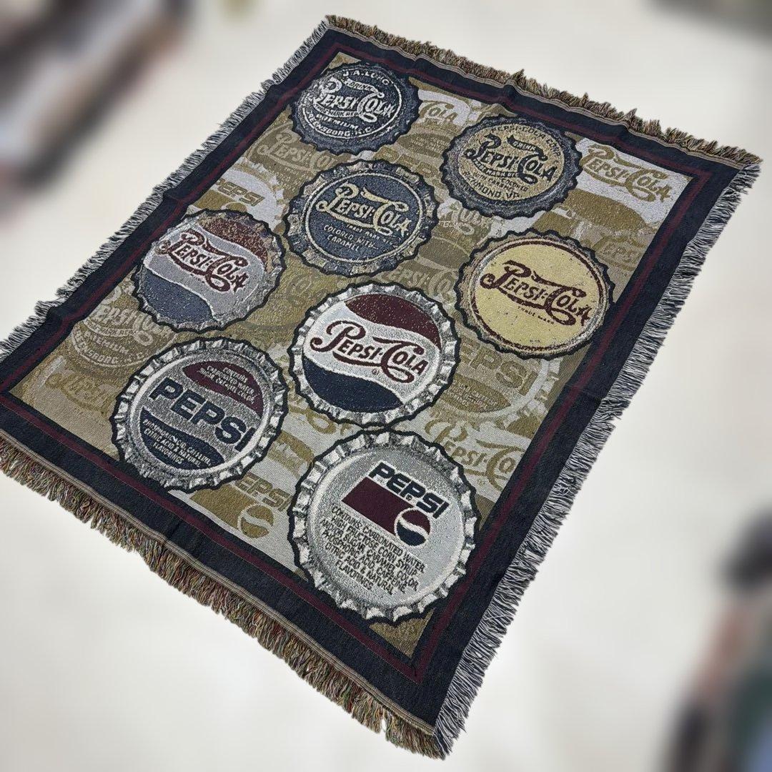 ペプシコーラ　pepsi マルチカバー　ソファカバー　ラグ　155x127