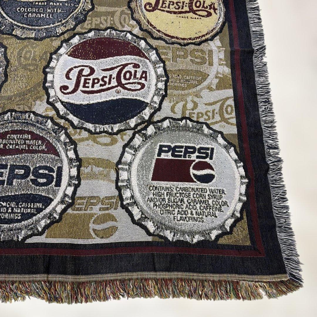 ペプシコーラ　pepsi マルチカバー　ソファカバー　ラグ　155x127