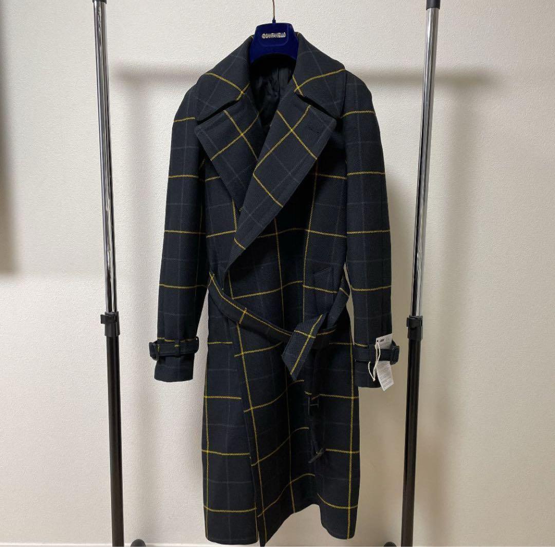 【定価165,000円】タリアトーレ 46 高級チェックタイロッケンコート