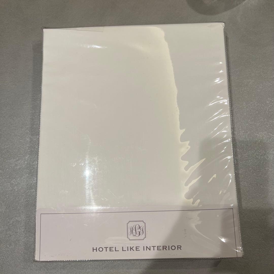 ホテルライクインテリア　400TC コットンサテン ボックスシーツ ダブル