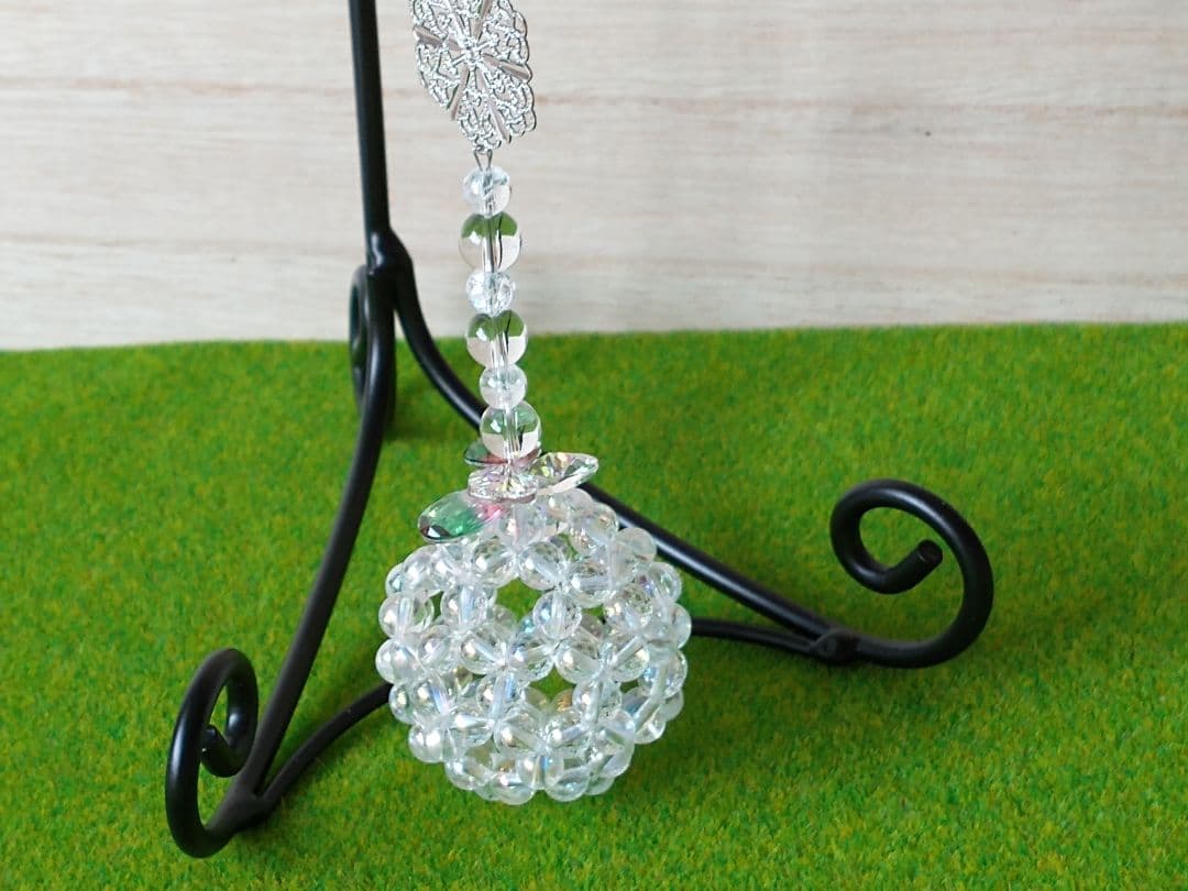 天然石水晶フラーレンキャッチャー　オーロラ６ミリ