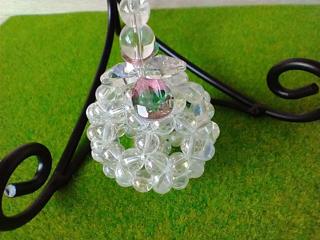 天然石水晶フラーレンキャッチャー　オーロラ６ミリ