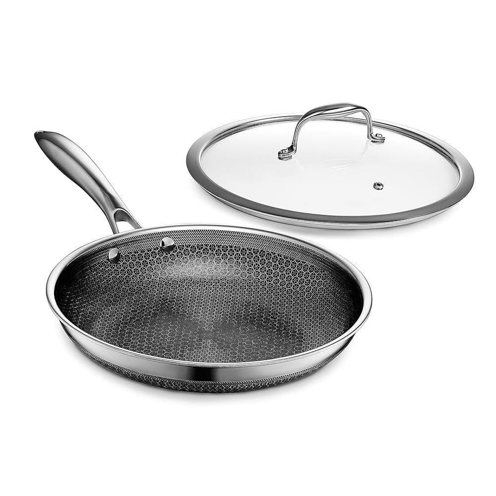 Hexclad ヘクスクラッド フライパン 【26cm】 IH/オーブン 蓋付き