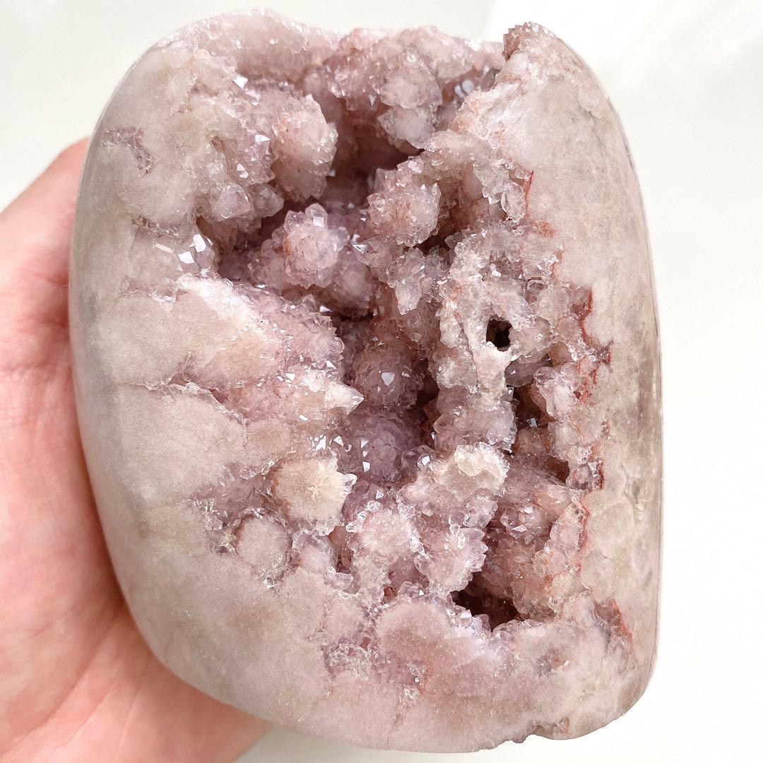 ★★★最終大特価【 キュート どっしり ピンクアメジスト ドーム 約618g