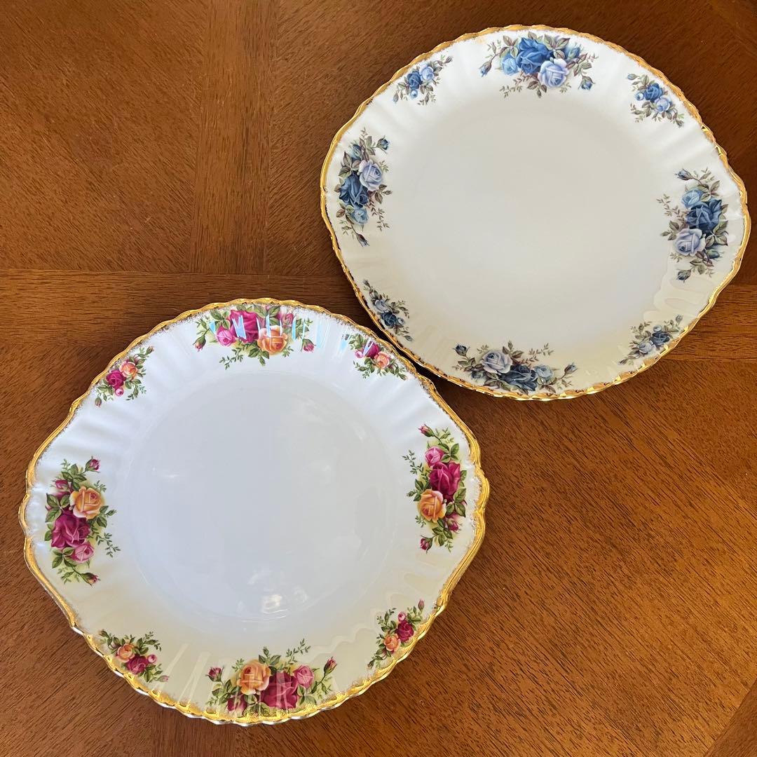 【美品】ロイヤルアルバート★ムーンライト＆オールドカントリーローズ★4枚セット