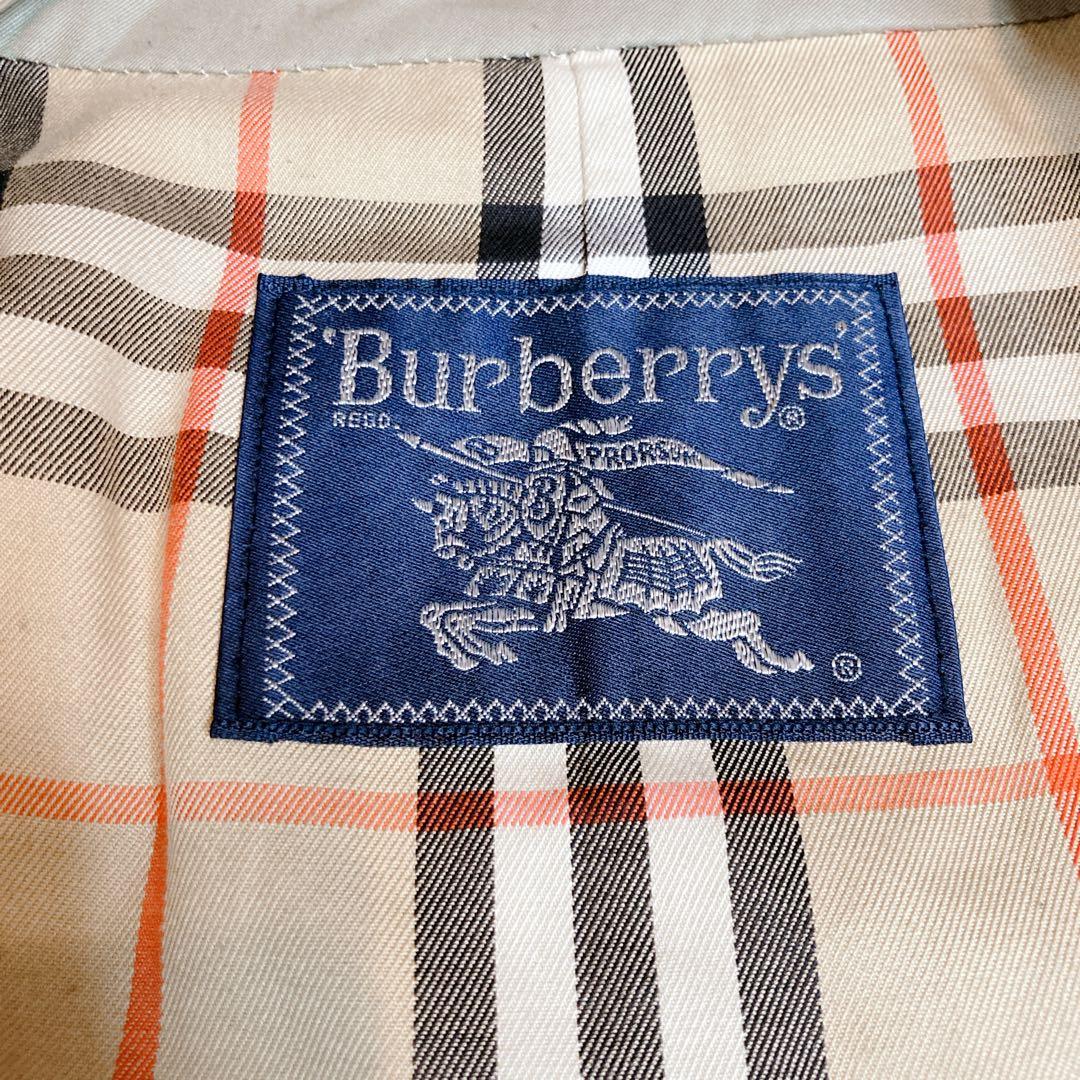 バーバリー コート トレンチ ステンカラー ロング ベージュ ノバチェック