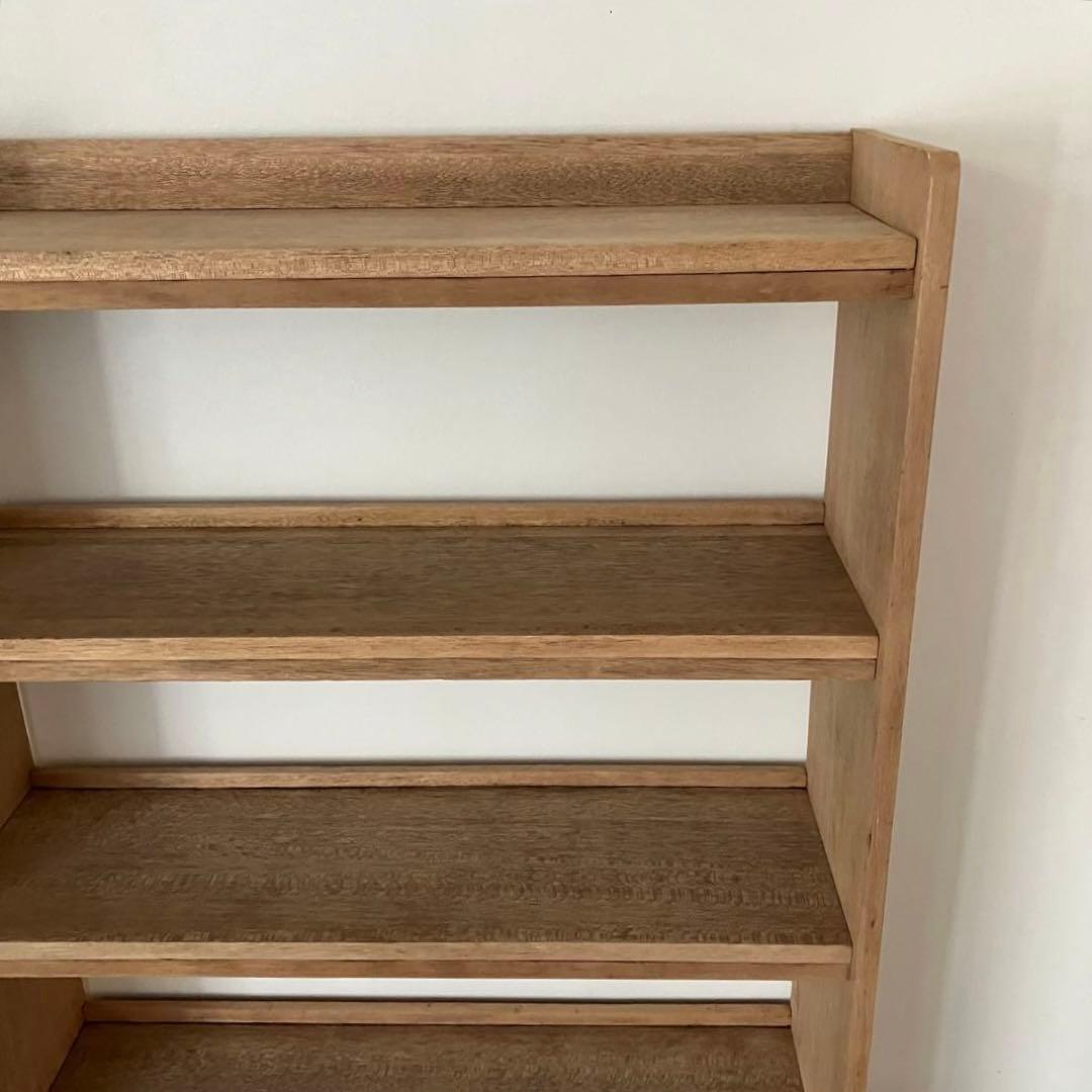 レトロ　アンティーク　古家具　古道具　剥離家具　ストリップド　本棚　シェルフ