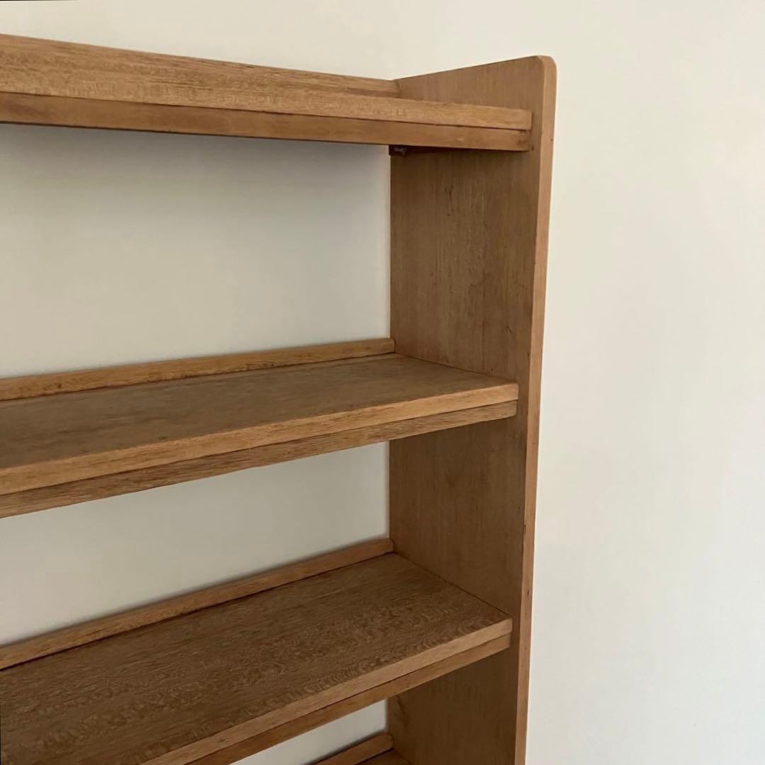 レトロ　アンティーク　古家具　古道具　剥離家具　ストリップド　本棚　シェルフ