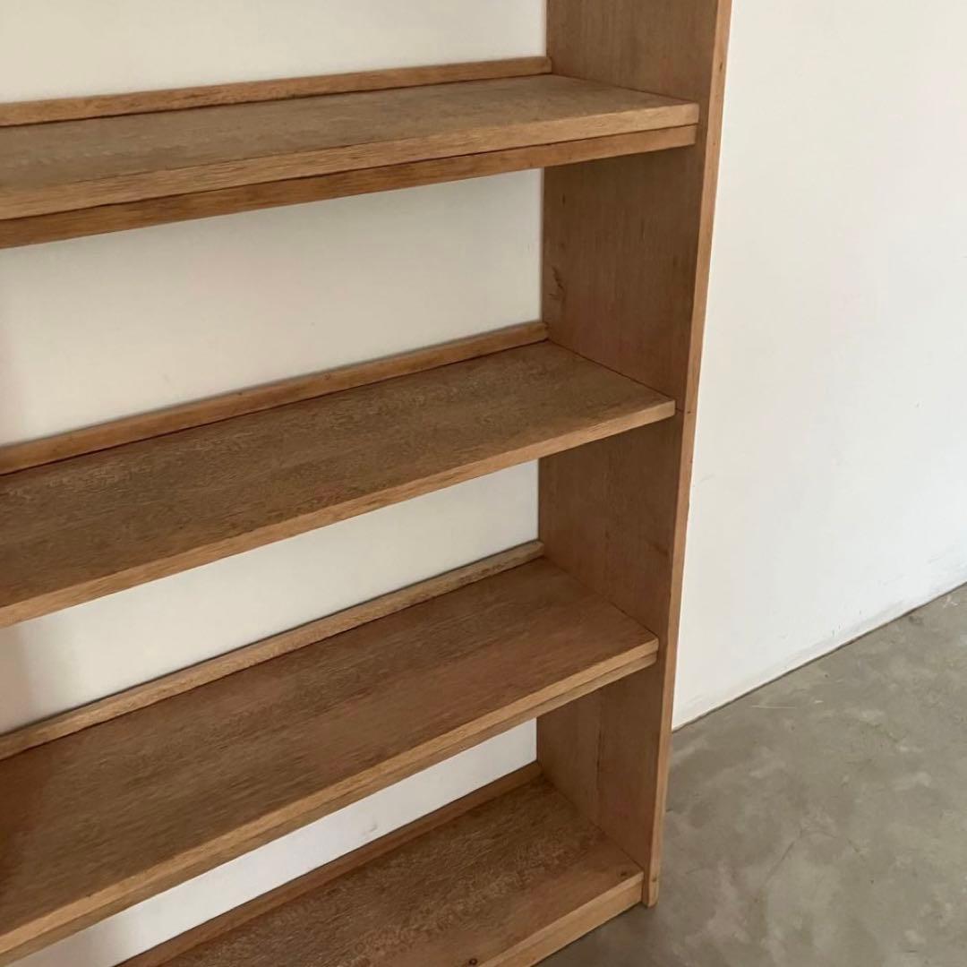 レトロ　アンティーク　古家具　古道具　剥離家具　ストリップド　本棚　シェルフ