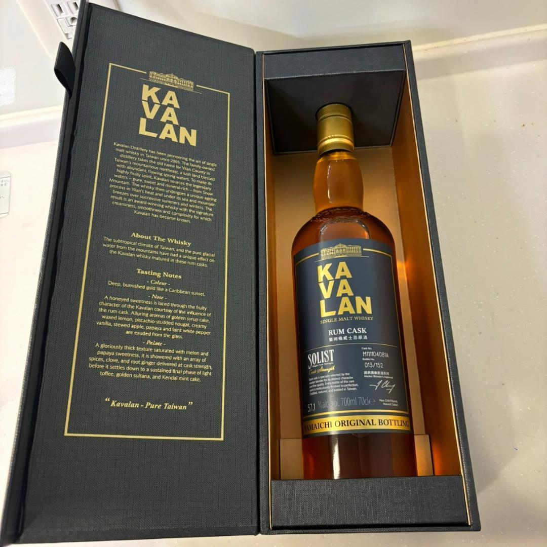 限定152本 KAVALAN ソリスト ラムカスク 57.1% 700ml
