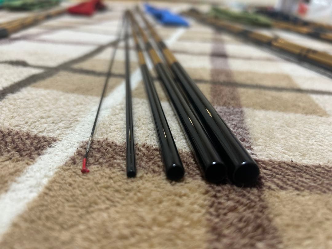 ヘラ竿　枯法師12尺13尺14尺15尺17尺21尺　計6本セット