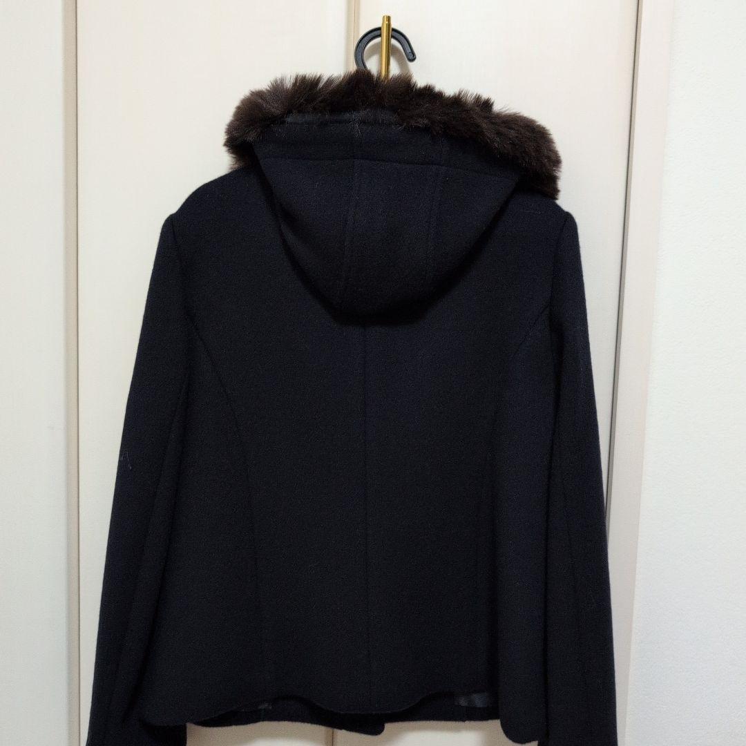 【新品】ミッシュマッシュ ショートダッフルコート ネイビー M【美品】