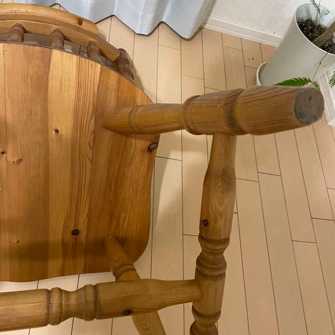 ウィンザーチェア カントリー　天然木 アンティーク ダイニングチェア　北欧風