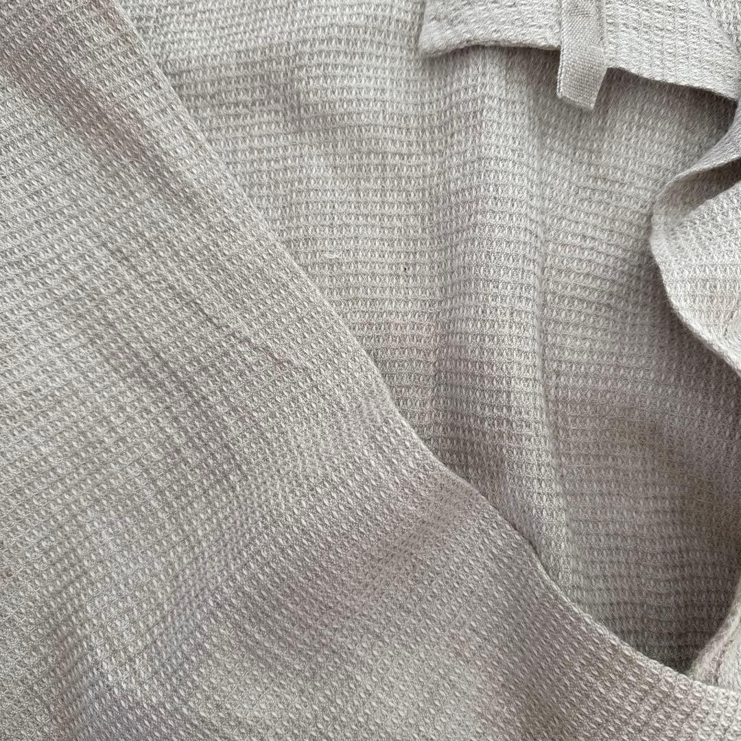 未使用LAPUAN KANKURIT (ラプアン カンクリ)リネンバスローブ