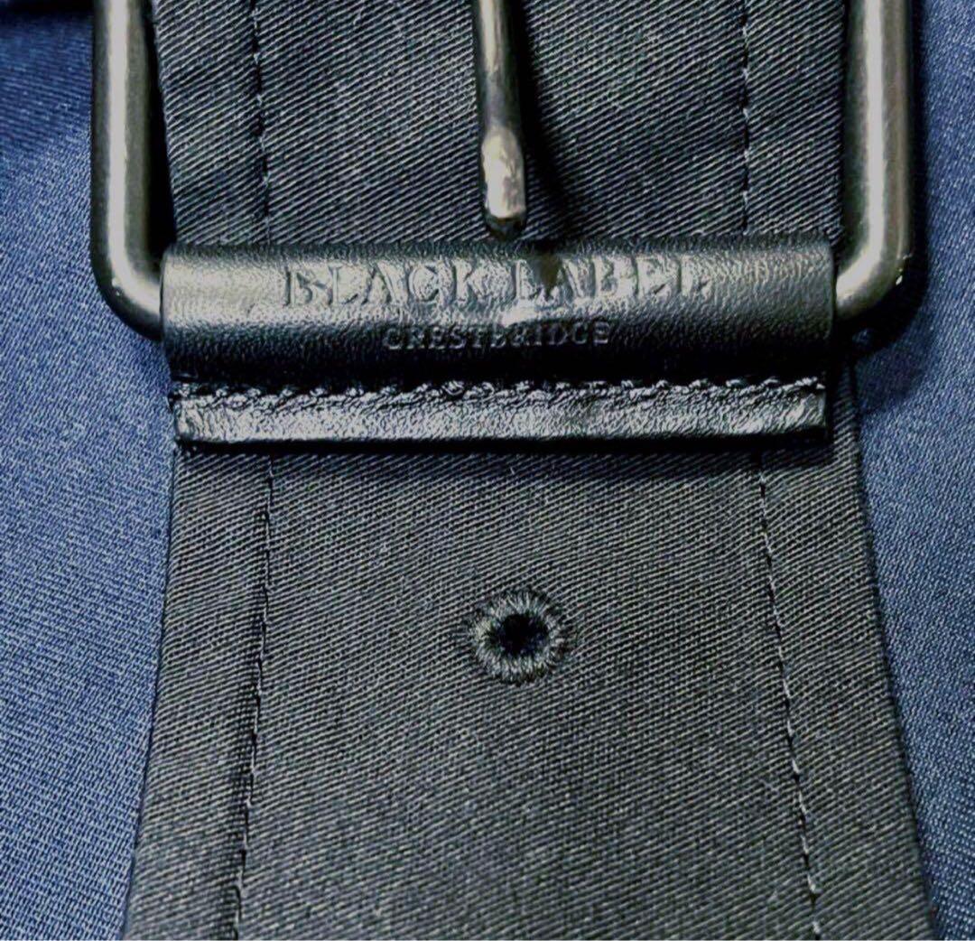 ブラックレーベルクレストブリッジ 2トーン ダブルブレスト トレンチコート