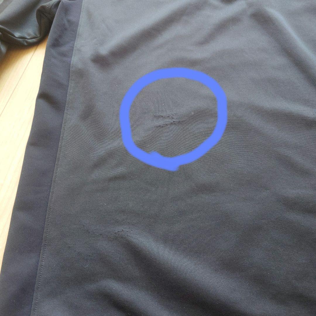 FIDES GOLF ブラック ハーフジップ セーター