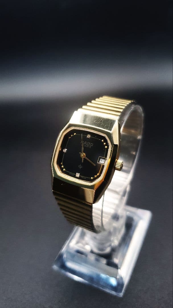 美品。【稼働品】RADO 16192377　3個ダイヤモンド。