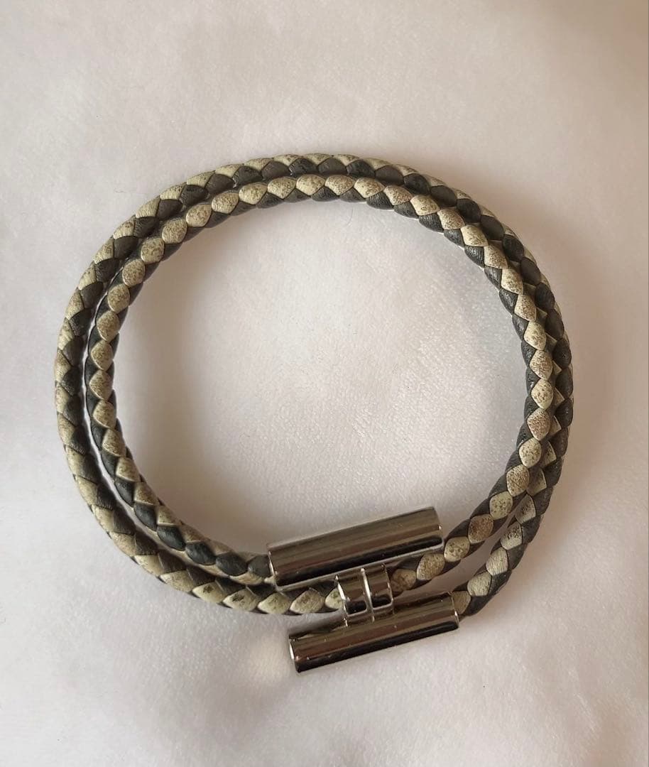 HERMES エルメス トゥルニトレッセ レザーブレスレット