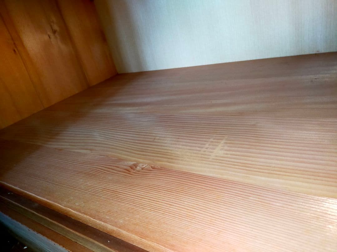 長持　五三桐家紋入り婚礼家具桐布団ダンス　昭和レトロ