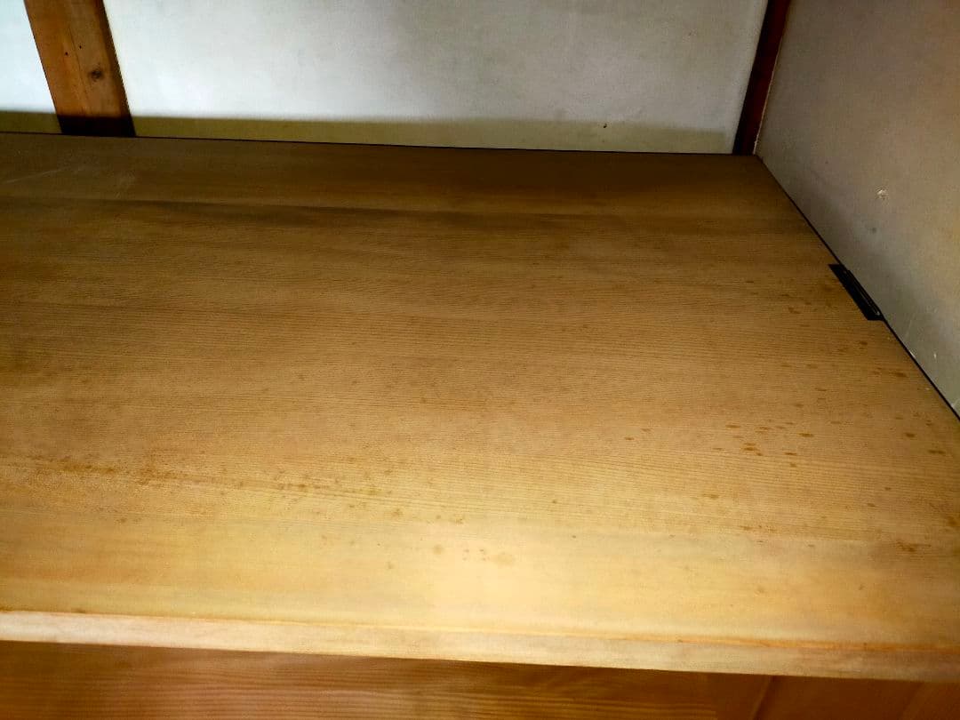 長持　五三桐家紋入り婚礼家具桐布団ダンス　昭和レトロ