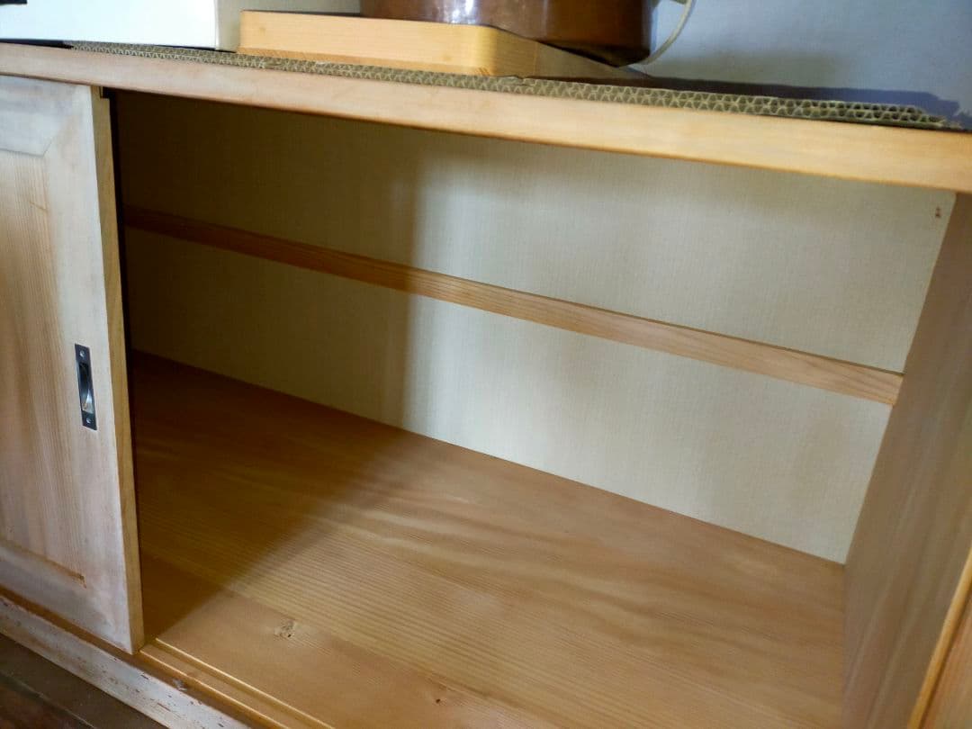 長持　五三桐家紋入り婚礼家具桐布団ダンス　昭和レトロ