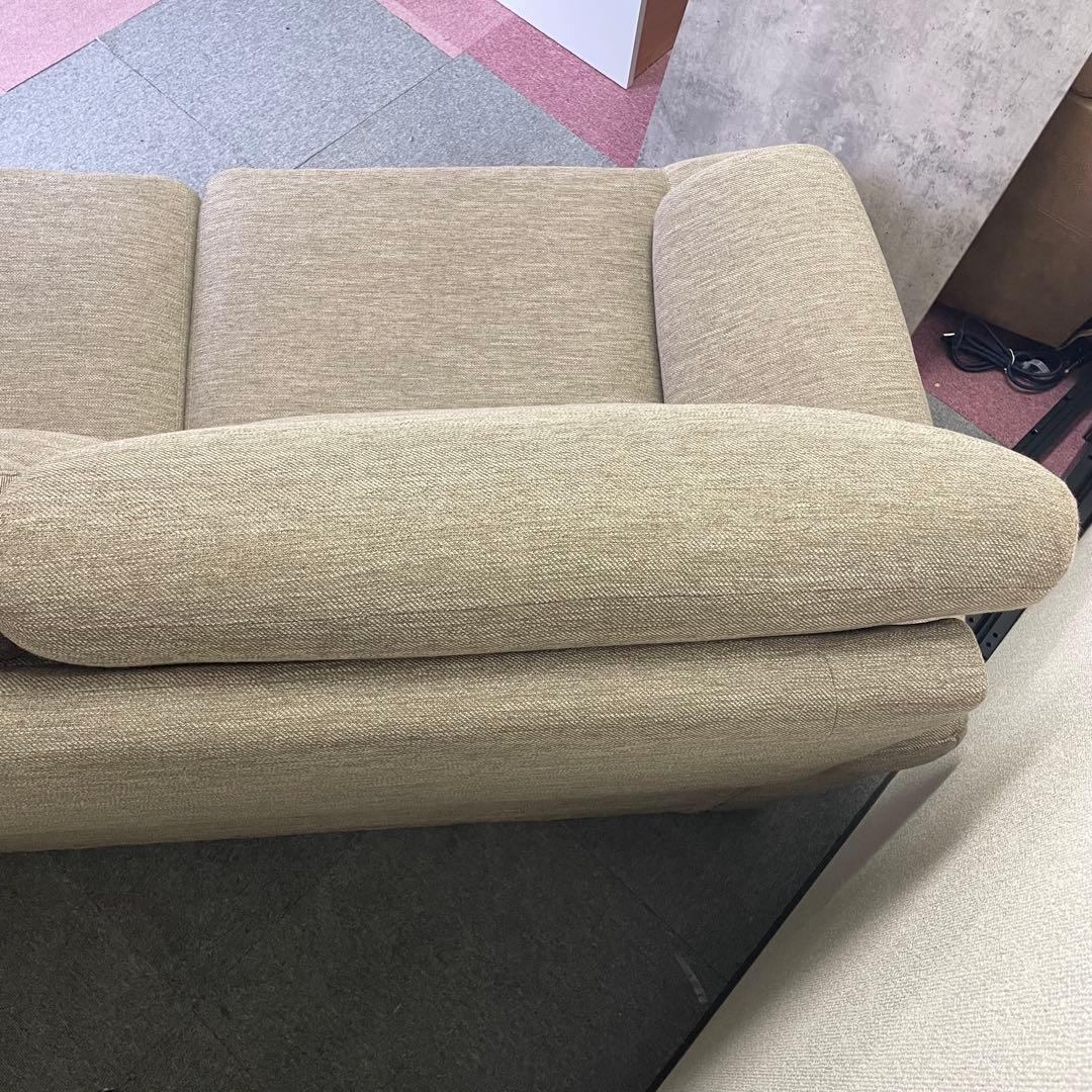 【ニトリ】3人掛けソファ ベージュ（布張り）