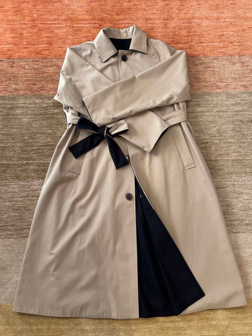 マ*ス様 マ*ロ様 TICCA リバーシブルトレンチ　ベージュ トレンチコート