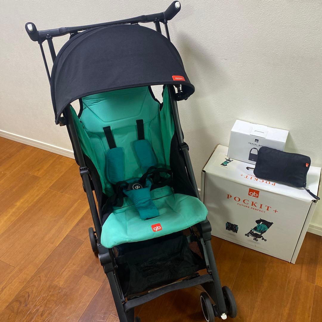 gb POCKIT+ ベビーカー ミントグリーン　ポキット　ポキットプラス