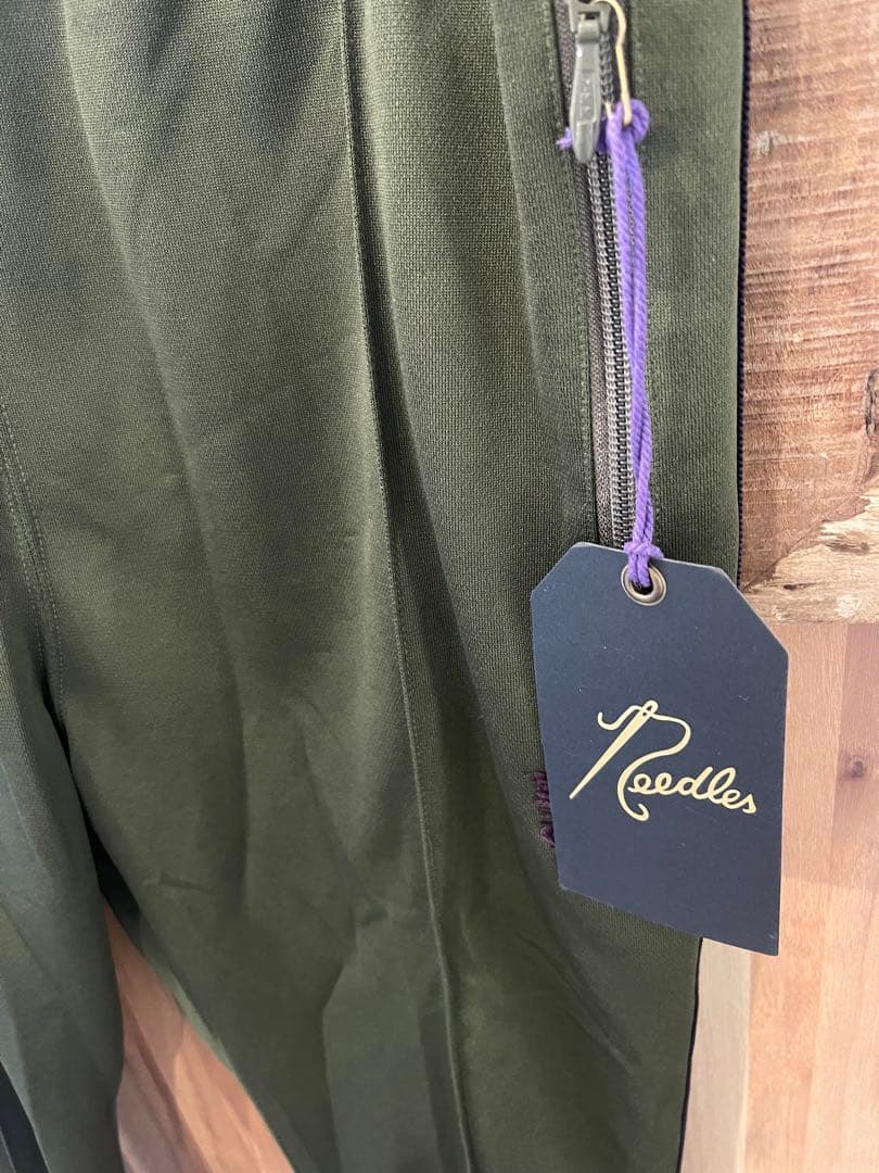 needles トラックパンツナローサイズL未使用オリーブ