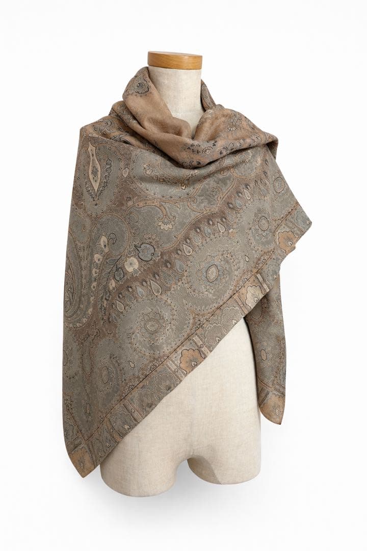 【美品】ETRO 大判ペイズリー柄 ストール/ショール
