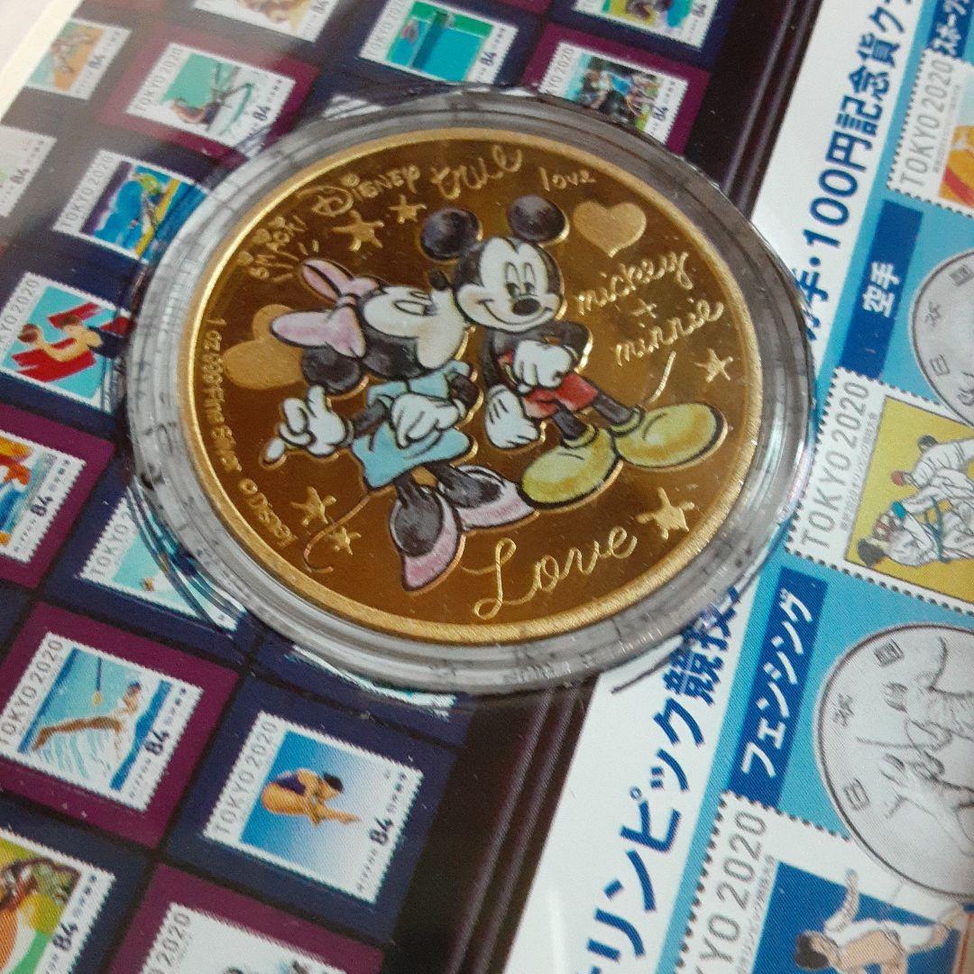 限定品ミッキーミニーカラー記念メダル