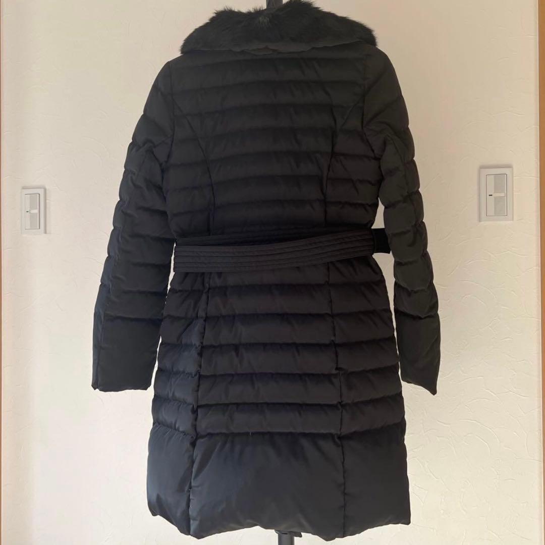 BLUE LABEL ダウンコート　ファー　ベルト付き