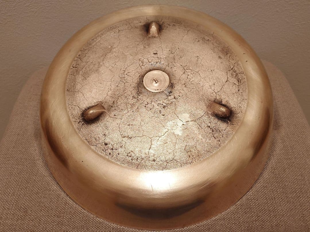 希少 有次 平井鋳造所 32cm 砲金 極厚 天ぷら鍋 ②