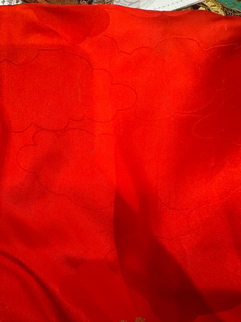 正絹　七五三　フルセット　金駒刺繍