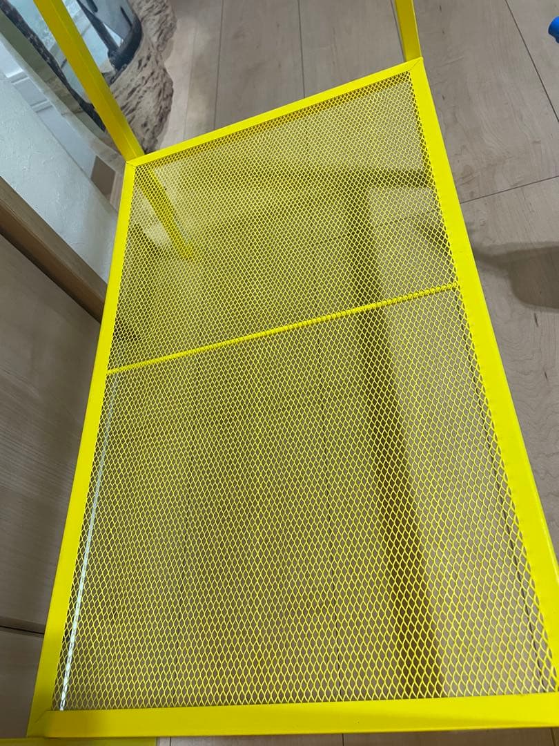 イ*リ様 IKEA LERBERG レールベリ シェルフユニット イエロー 廃盤