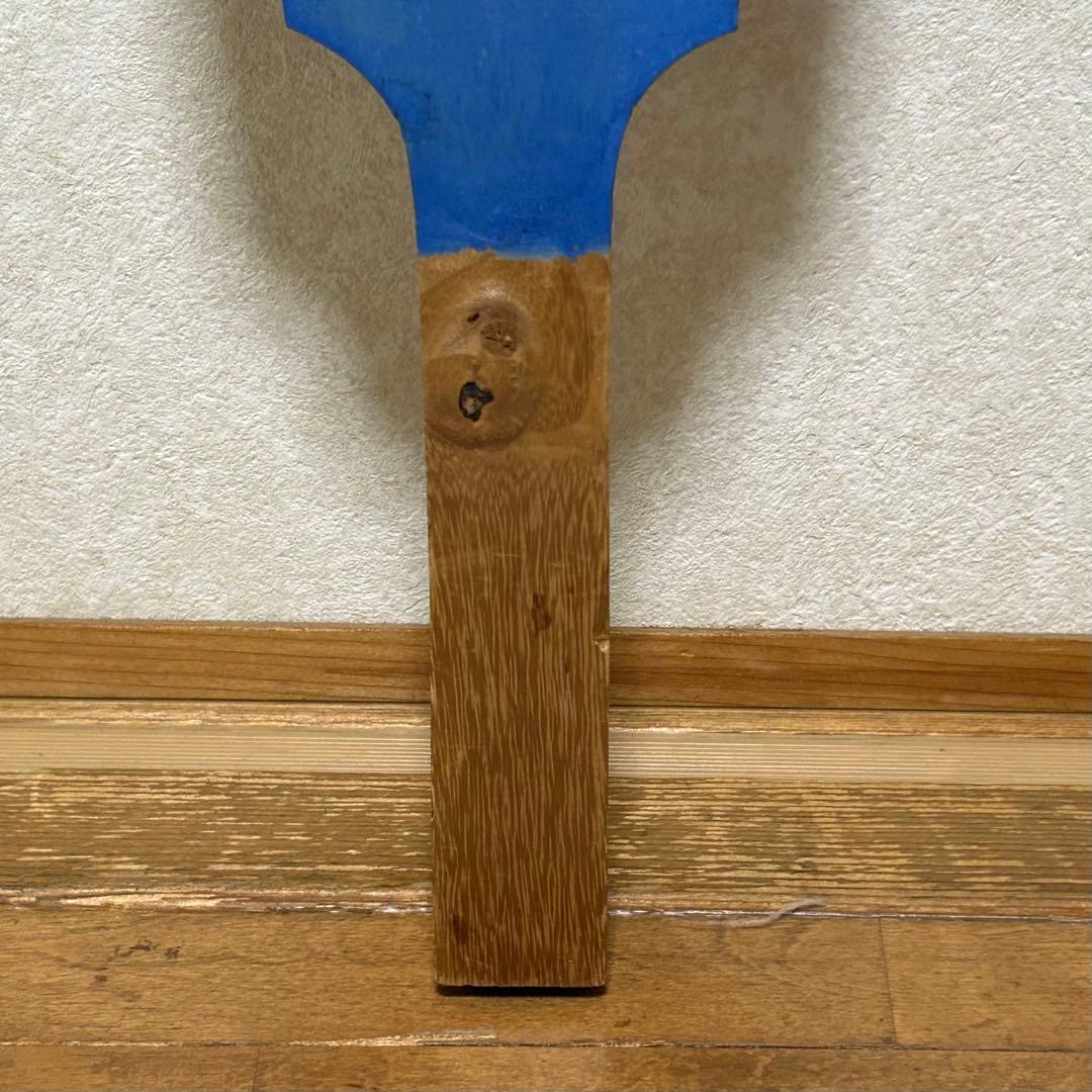 手描き 羽子板 おしどり 一点物 作家物 昭和レトロ 和風インテリア 約62cm