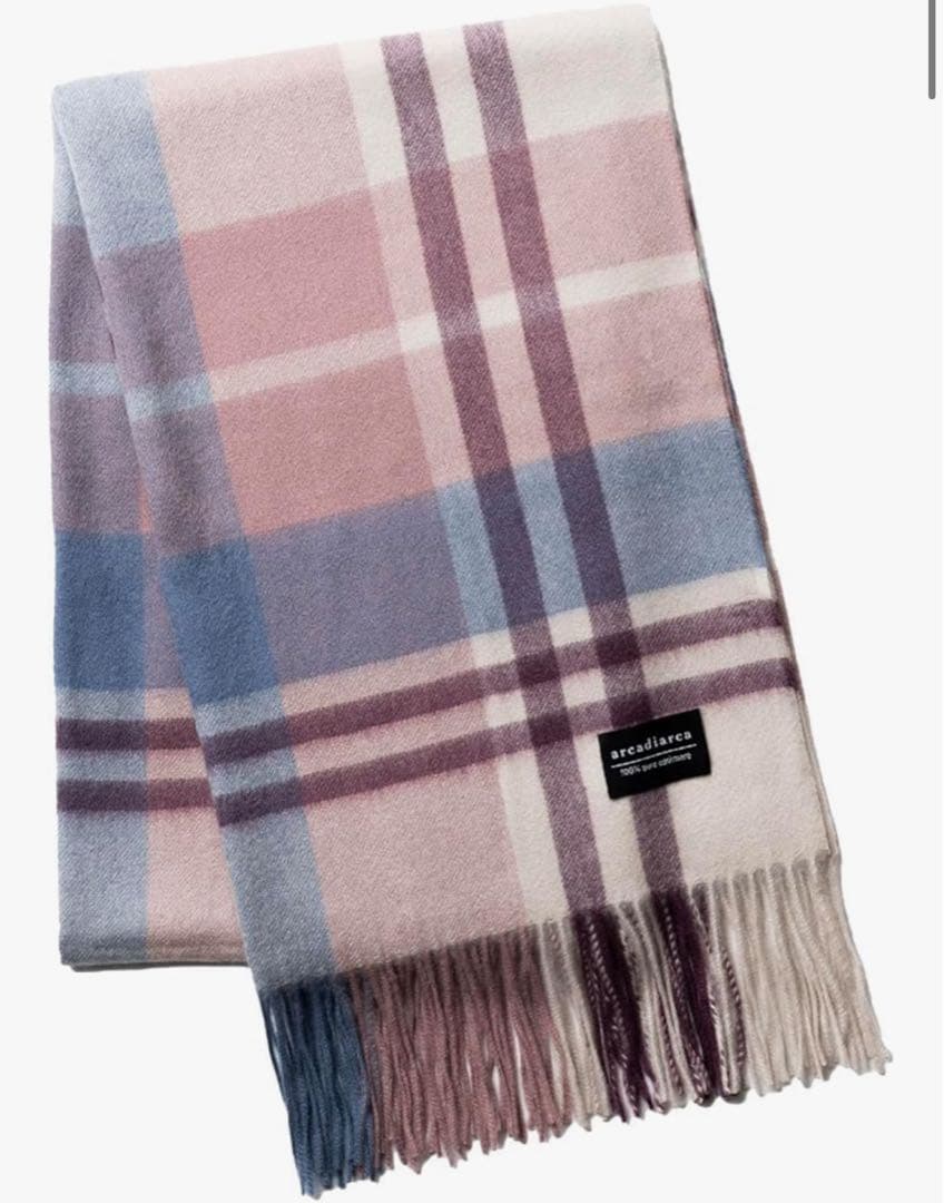 【新品】arcadiarcaストールカシミヤ100%