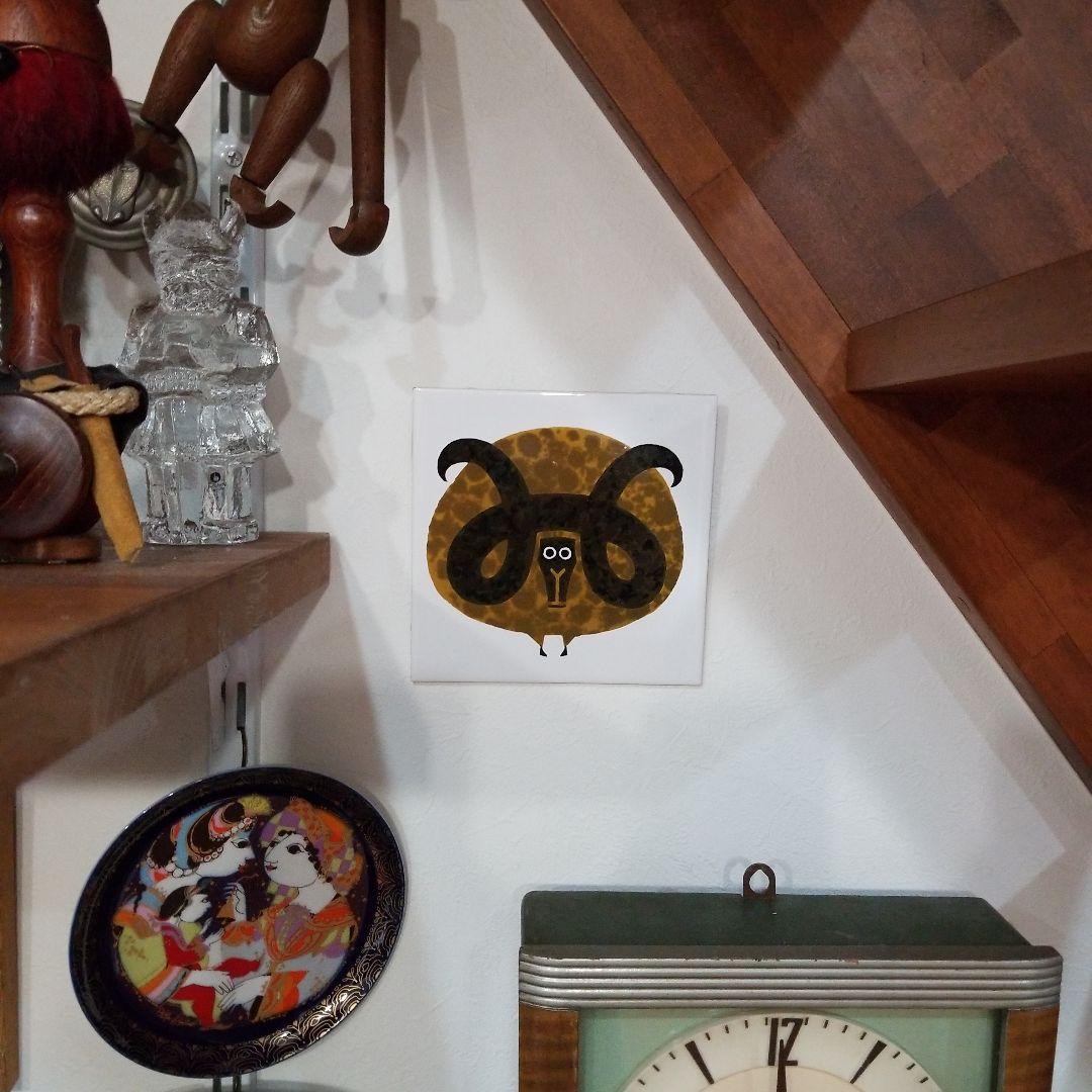 希少！ケネスタウンゼント　ヴィンテージアートタイル