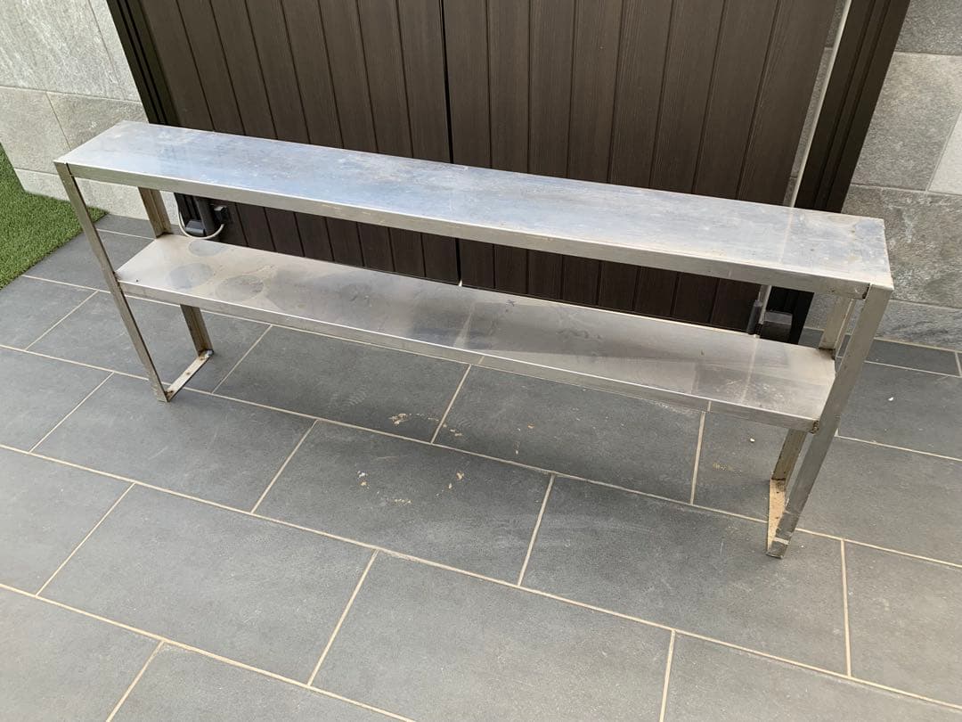 中古品 ステンレス棚 調理機器 業務用 収納棚 収納用品 飲食店 作業台