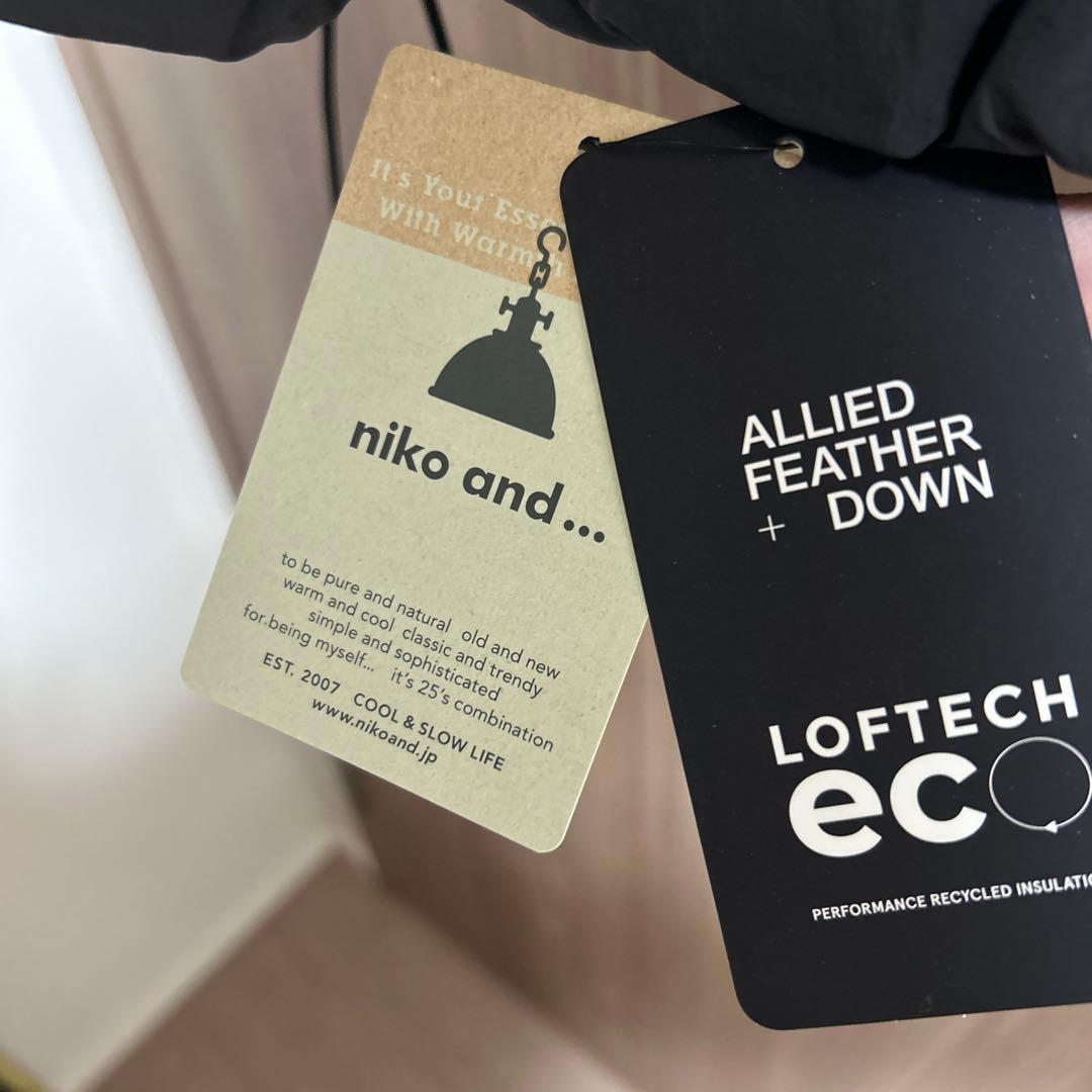 新品未使用タグ付き ニコアンド アライドモンスター切り替えジャケット 撥水加工