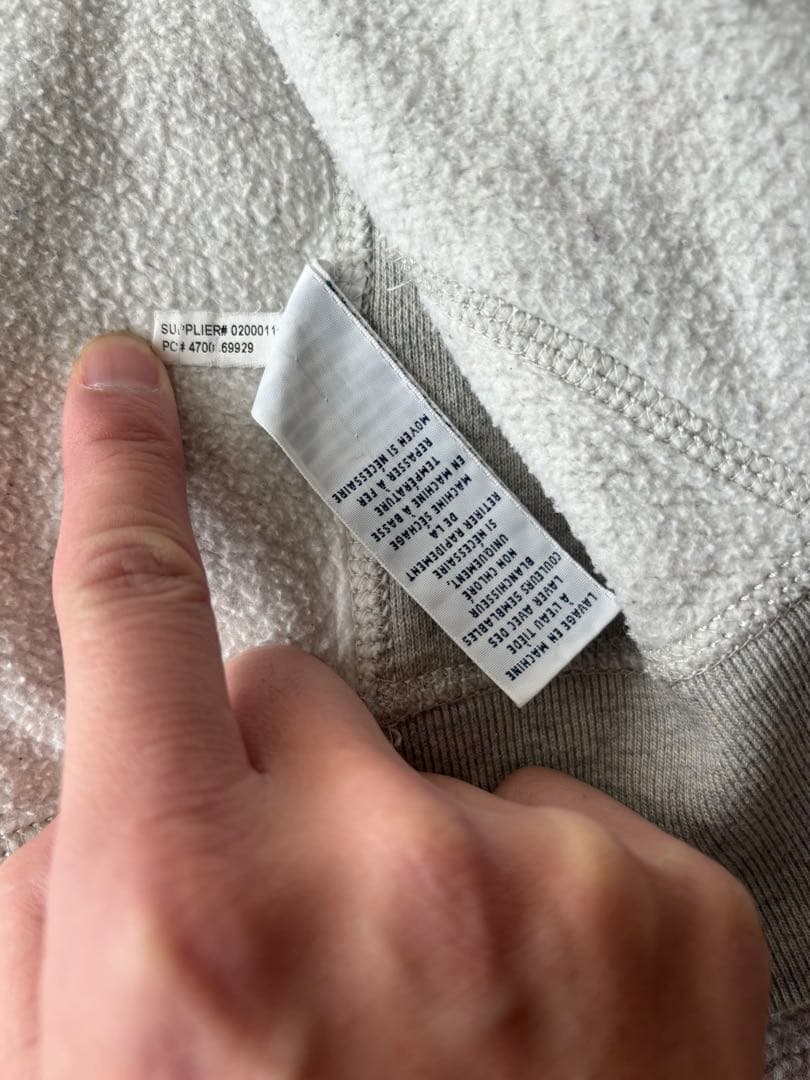 POLO ラルフローレン ジップパーカー グレー S 裏起毛 ロゴ刺繍