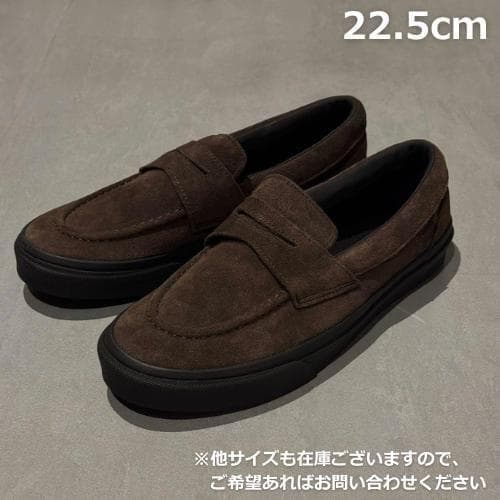 VANS バンズ ローファー V196CF CN スエード ブラウン 22.5