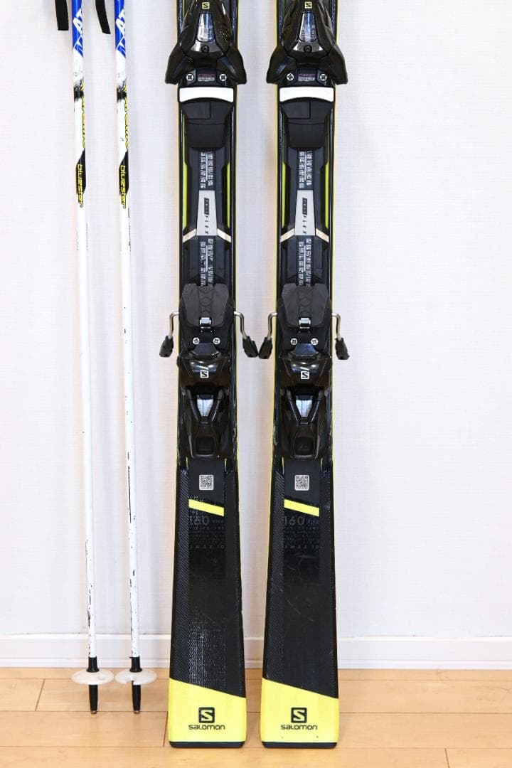 サロモン S/MAX10 160cm　Atomicカーボンストック115cm付属