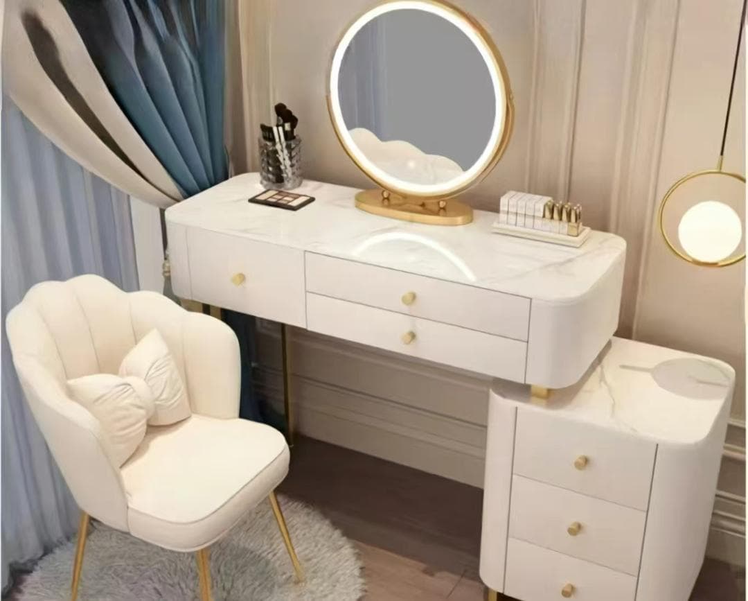 モダンドレッサー デスクのみ 訳あり品写真をご確認 J204-100-02