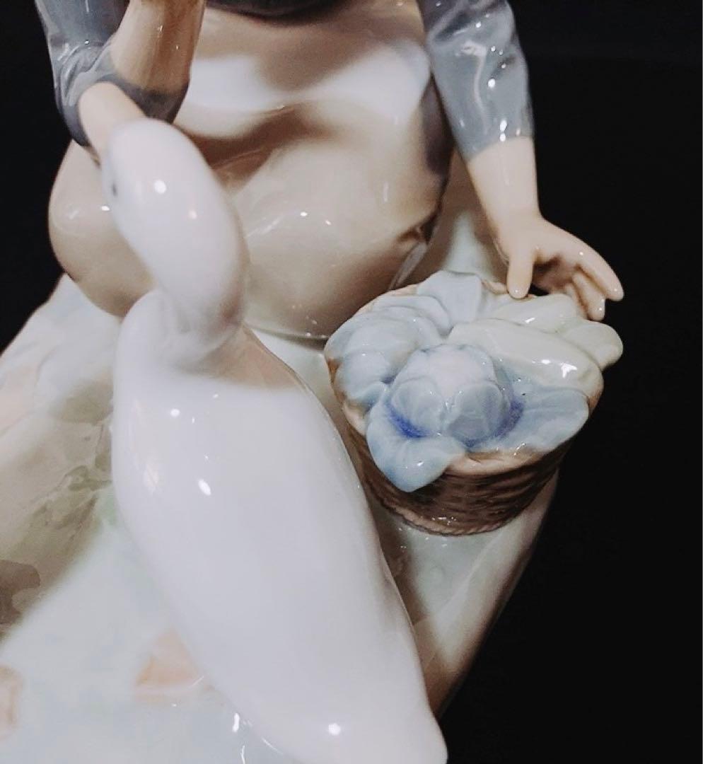 【極美品】LLADRO オールドリヤドロ 「お食事の時間」1973年製