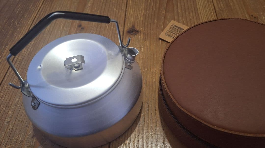 【新品未使用】lenmel アルミケトル レザーケース付き