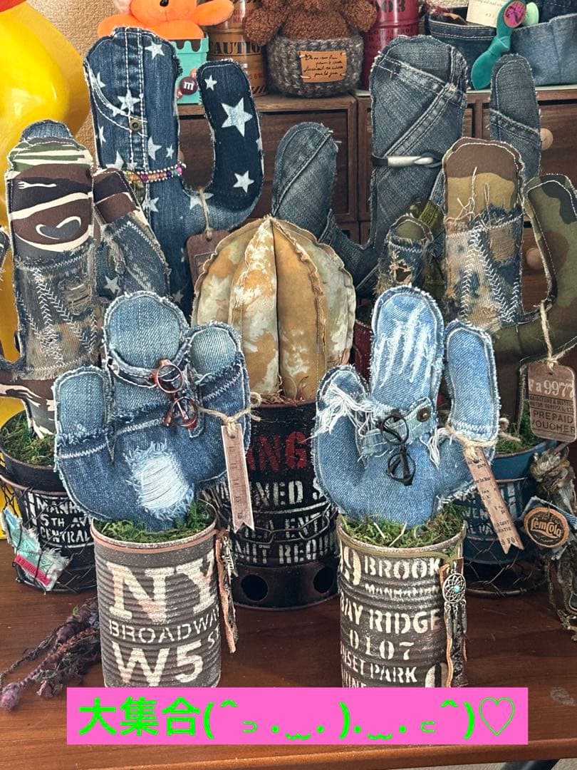 リメイクデニムサボちゃんズ‪ෆ‪.*・゜ 確認用